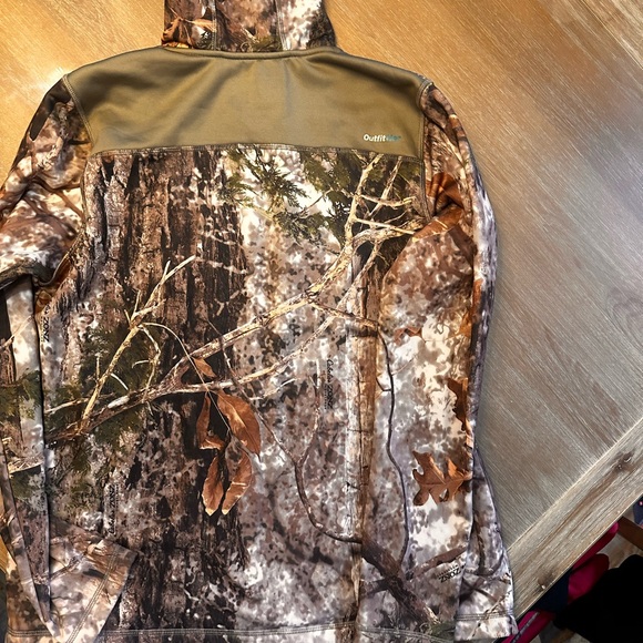 Like New women’s Cabela Zone woodlands  side zip hoodie coat size Large - Picture 4 of 5